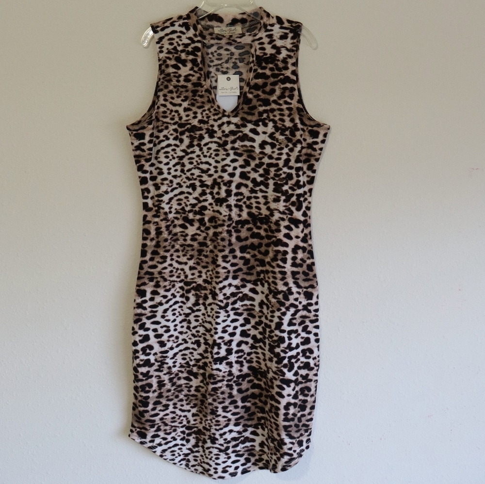 [BRAND NEW] Ultra Flirt Animal Pattern Dress
